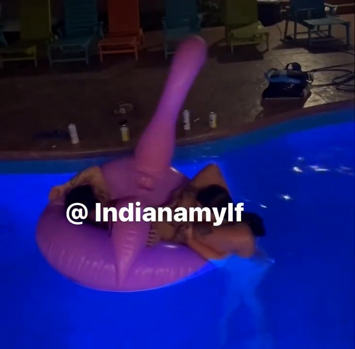 Indiana Mylf Pool lesbian sextape Onlyfans so hot